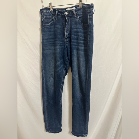 Vervet Blue Denim Stretch Mom Jeans - Picture 1 of 6